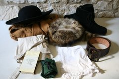 A small selection of the contents of an Alamo history trunk.