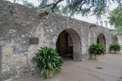 View of Long Barrack from the Alamo grounds