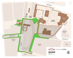 Map of Alamo area construction the week of February 9, 2024