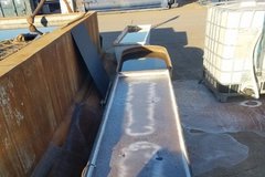 Two Alamo cannon soaking in a special chemical bath.