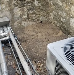 Inside of excavation unit