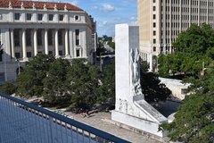 View of the Cenotaph from La Vista Terrace