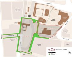Map of Alamo area construction week of March 22, 2024