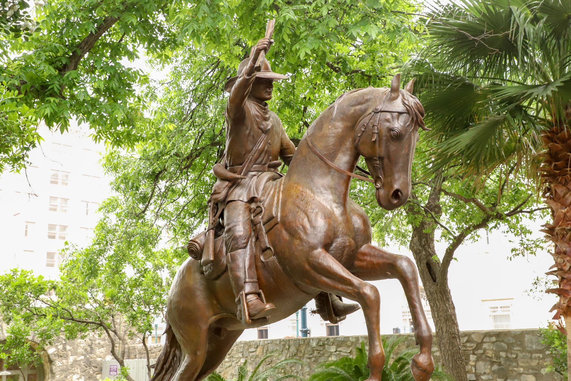 Statues of Heroes The Alamo