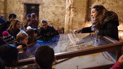 Children on a field trip to the Alamo