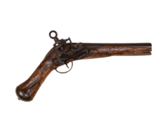 Miquelet Pistol with Mesquite Stock