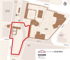 Map of Alamo area construction the week of 10.20.23