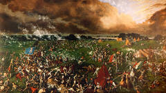 Painting of the Battle of San Jacinto