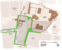 Map of Alamo area construction week of April 12, 2024