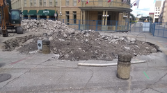 Construction Unit on Bonham Street bonham street construction