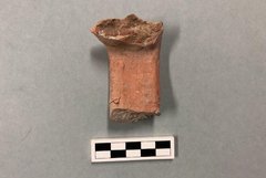 Fragment of pottery handle