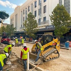 Construction of Alamo Promenade
