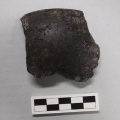 Front side of a goliac sherd