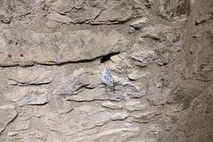 Borescope Hole in Long Barrack Wall Borescope Hole in Long Barrack Wall