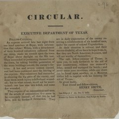Newspaper insert dated December 9, 1835