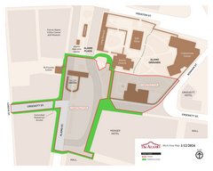 Map of Alamo area construction week of January 12, 2024
