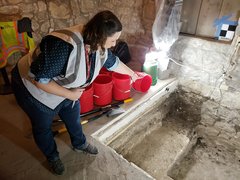 Archaeologist at work