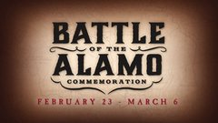 Battle of the Alamo Commemoration February 23 through March 6 Commemoration Logo