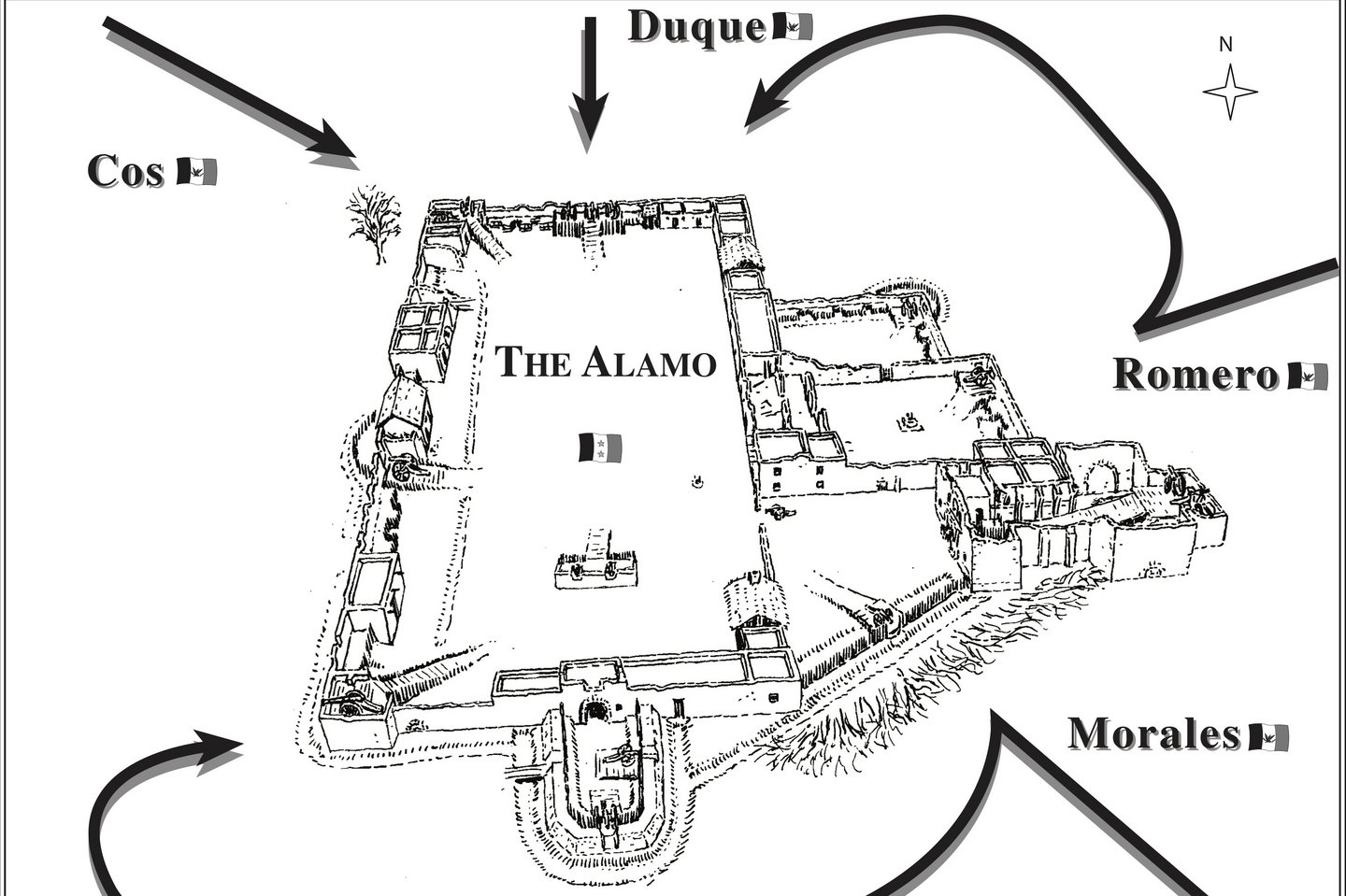 Mapping Texas History  The Alamo
