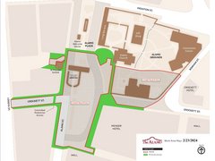 Map of Alamo area construction week of February 23, 2024