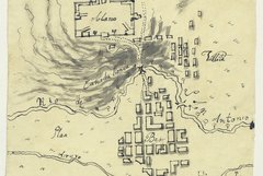 Official genuine copy of Labastida’s map of the Alamo.