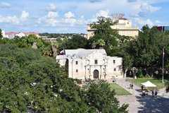 View of Alamo Church from La Vista Terrace
