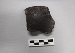 Fragment of pottery artifact
