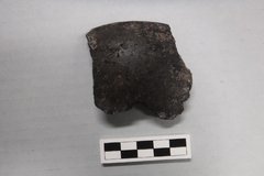 Fragment of pottery artifact