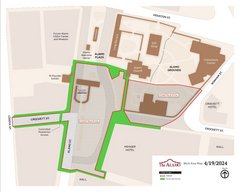 Map of Alamo area construction week of April 19, 2024