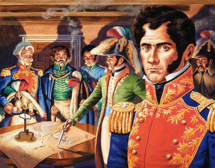 Mexican President Santa Anna PHOTO Battle of the Alamo Army Victory