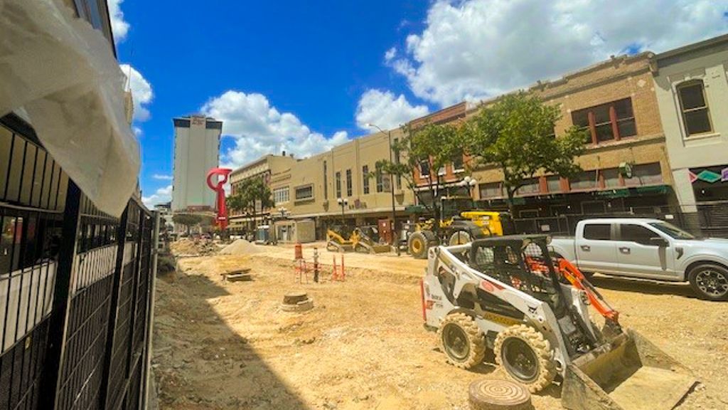 Construction of Alamo Promenade